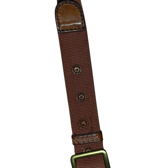 Vintage Lucky Brand Y2K Denim Purse Leather Patch Adjustable Strap - Picture 5 of 11